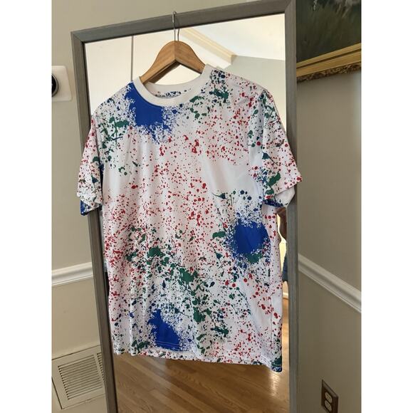 Fresh paint splatter t shirt Size Small Unisex - Picture 1 of 4